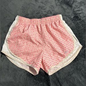 Nike: Dri-Fit, beige, “just do it” print, size s